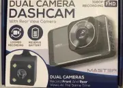 Dual Camera Dashcam With Rear View Camera Master 1080P FHD
