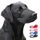 Pet Dog Adjustable Stop Anti Bark Bite Nylon Soft Mouth Muzzle Grooming Chewing