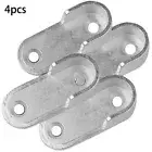 4*Rail Hanger Standard Tube Support Wardrobe Rod Socket Fittings Round Bracket