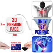 Dr Ho's compatible TENS ELECTRODE PADS - 5cm x 5cm x 30 PADS - 150 + SOLD ⭐⭐⭐⭐⭐
