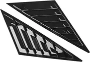 Compatible for Toyota Avalon 2019 2020 Accessories ABS Rear Window Louvers Shutters Blinds Cover Trim 2pcs Car Styling(Glossy Black)
