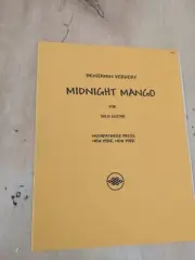 Benjamin Verdery Midnight Mango For Classical Guitar Rare Sheet Music