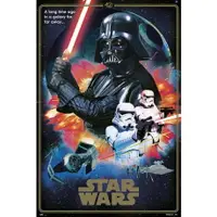 在飛比找樂天市場購物網優惠-《星際大戰》Star Wars 40週年紀念版黑武士海報 居