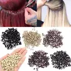 Nano Rings Loop Silicone Lined Micro Beads I-Tips Remy human Hair Extensions 3mm