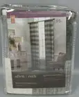 allen + roth Hess 50" x 95" Black Light Filtering Tab Curtain Panel 3728120