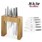 Global Ikasu 7 Piece Knife Block Set 7pc Made in Japan