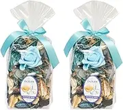Botide Potpourri Bags,Home Fragrance Sachet Petal,Potpourri Bowl Filler,vase Filler for Families, Weddings, Cars, Coffee Shops, etc Decoration, 2 Bags/10oz (Royal Ocean)