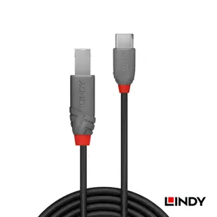 LINDY林帝 Type-C to B USB2.0 Type-C 公 TO Type-B 公 傳輸線 1公尺 2公尺