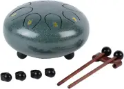 6 Inch Steel Tongue Drum 8 Notes Handpan Percussion Instrument for Family Friend