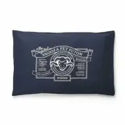 Snooza Organic Anti Allergy Dog Bed Futon Blue Mighty Large