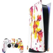 Abstract Art PS5 Bundle Skin - Chromatic Splatter White