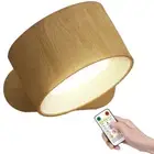 USB Rechargeable Magnetic Bedside Lamp LED Touch Switch Study Wall Night Light