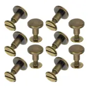 10 Pcs Book Mother-in-law Rivets Belt Buckle Replacement Screw