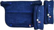 Emoka Imabari Towel, Baby Carrier, Drool Cover + Multi Chest Cover Set, Navy