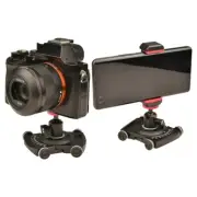 Camera Slider Skater Dolly with Ball Head & Phone Clamp 360° for DSLR Rig Film