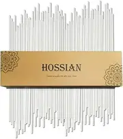 HOSSIAN Reed Diffuser Sticks- White Fiber Diffuser Sticks-Fiber Reed Diffuser Replacement Refill Sticks(50pcs,7.5" x 3.5mm)