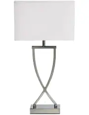 [Oriel Lighting] Chi Table Lamp Chrome