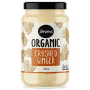 Jensens Organic Crushed Ginger 210g