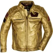 Zero Lingotto Gold Motorcycle Leather Jacket