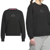 在飛比找Yahoo奇摩購物中心優惠-Adidas City ESC Crew 女 黑色 休閒 冬