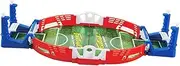JUMPLAWN 2 Player Desktop Football Table Boys and Girls Toy Family Game Hand-Eye Coordination Compact Size