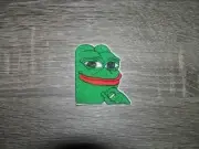 Pepe The Frog Meme Embroidered Iron On Patch 2.25" x 2.25"