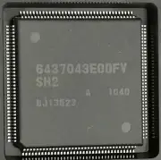 10 X NEW HD6437043AE00FV / HD6437043 6437043 QFP144, Reneseas, MCU 5V 128K
