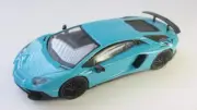 Kyosho 1/64 Lamborghini Aventador SV Blue 4.3×2.2×2in