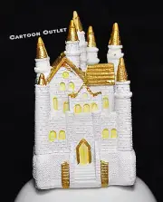 Wedding Princess Sweet 16 Cake Topper Birthday Party Quinceanera gold Castle