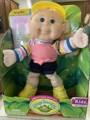 Cabbage Patch Kids Doll Soft Sculpt Blonde Hair Girl Sport New