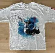 Travis Scott Birds Eye View Tour Live In Concert LS Tee White Size Large