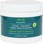 Canviiy ScalpBliss Hydrate + Strengthen Organic-Based Scalp Balm, Provides a Breathable, Moisturizing, Protective Barrier to Nourish and Hydrate the Scalp, 4 Oz (Pack of 1)