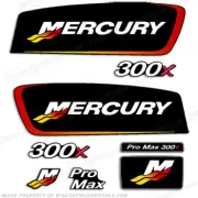 Fits Mercury 300x 3.1L ProMax Alien Cowl Outboard Engine Decal Kit 300hp