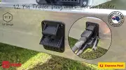 Caravan 12 pin and Anderson Style plug trailer plug holder