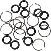 Gadpiparty 15 Sets Drive Socket Retainer Ring - Impact Wrench Retaining Ring - Wrench Socket Clip With Fit Replacement Pneumatic Type