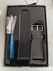 New Baseus Genuine Leather Classic Buckle Apple Watch Band Strap Black 42mm Box