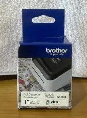 Brother Genuine CZ-1004 1" 25MM Roll Cassette For VC-500W BRAND NEW
