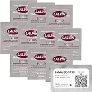 Lalvin EC-1118 Wine Yeast (10 Pack) - Champagne Yeast - Make Wine Cider Mead Kombucha At Home - 5 g Sachets - Saccharomyces cerevisiae - Sold by CAPYBARA Distributors Inc.