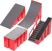 CIYODO Portable Finger Skateboard Ramp Obstacle Safe Lightweight Skatepark Props for Versatile Skateboard Accessories for Home School and