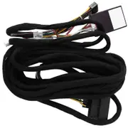 Car 16Pin 6-Meter Extended Wiring Harness Cable with Canbus For- E39(01-04)/E53(01-05) Install Andr Black