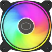 Cooler Master MasterFan MF120 Halo2 Dual Loop Addressable RGB Fan, 120mm, Dual