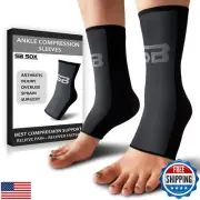 SB SOX Compression Ankle Brace (1 Pair) – Ankle Support Sleeve for Men and Wo