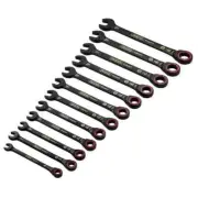 Draper Tools 12Pc Ratcheting Spanner Set Bk - DRA03896