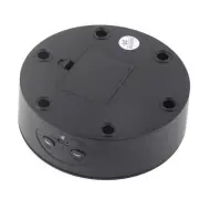 (Black)360 Degree Rotating Display Stand Maximum Load 6.6lb Electric ST