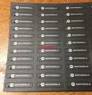 Motorola APX7000 radio Housing side Replacement Name Plate OEM EACH BID IS FOR 1