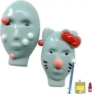 Funny Pimple Popper Toy, Weird Alien Pimple Popping, Pimple Popping Fidget with Filler Tools, Reusable & Self-Filling (A+B)