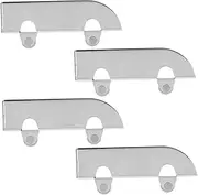 Ciieeo Sliding Door Rollers 4pcs Gate Rollers Rail Trolley Patio Door Roller Assembly Strut Channel Trolley Track