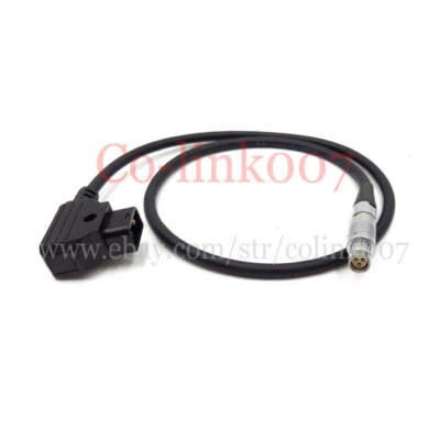 3pin Phantom VEO High Speed Camera Power Cable, V-mount D-tap to 3pin Female