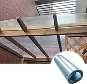 Clear Polycarbonate Roofing Sheet,Daylighting Plate,UV Protection RainRoof Cover,for Outdoor Canopy Carport Replacement Shed Panel,Easy to Bend & Cut (Size : WxL:0.8x5m)