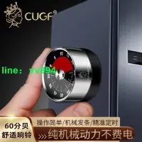 在飛比找樂天市場購物網優惠-廚房計時器 提醒器 德國CUGF不鏽鋼定時器廚房機械學生時間